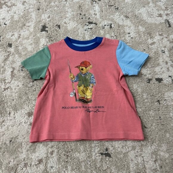 POLO RALPH LAUREN Baby Boy's Graphic Tee Size 9 Months - Picture 1 of 3